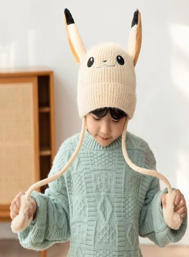 Richmen Kids Rabbit Hat Ear Moving Jumping Funny Bunny Plush Cap for Women Girls, Winter Spring Warm Hat | Age Above 5 Years - Image 3